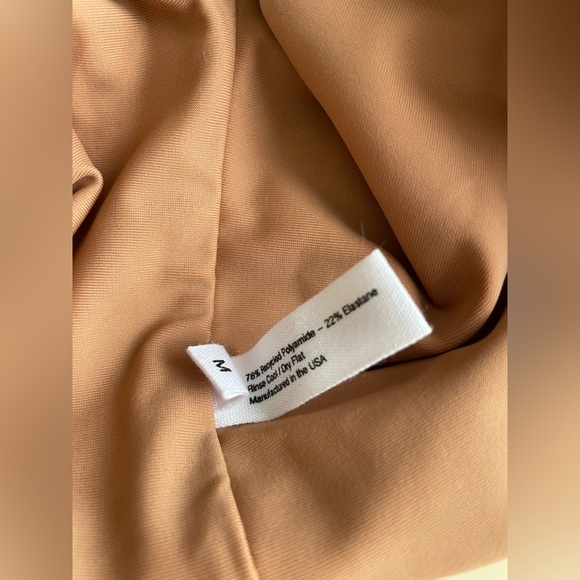 NU SWIM Off-White Swim Top (NWOT) - Picture 3 of 3